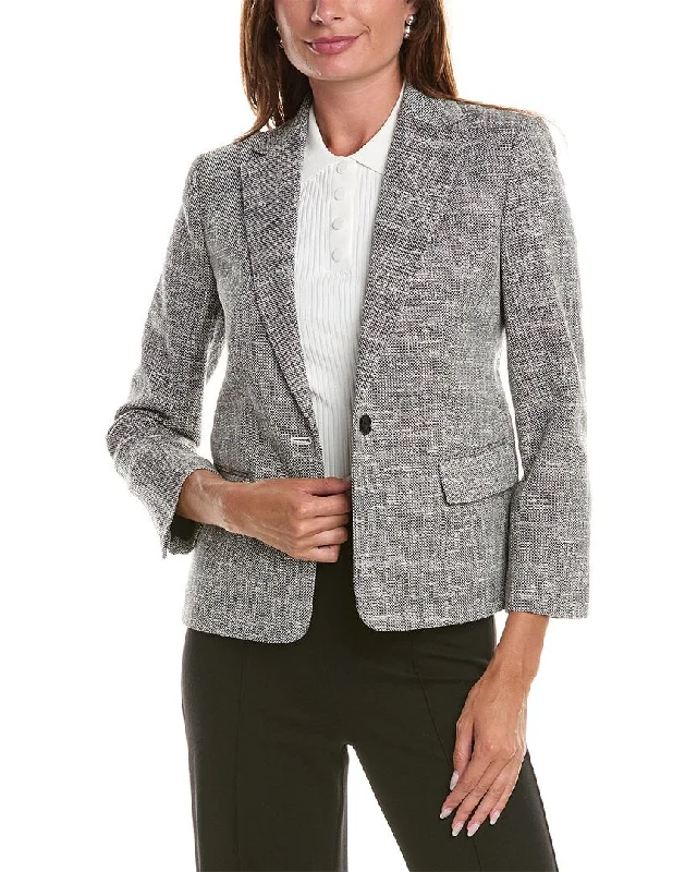 Theory Canvas Tweed Blazer